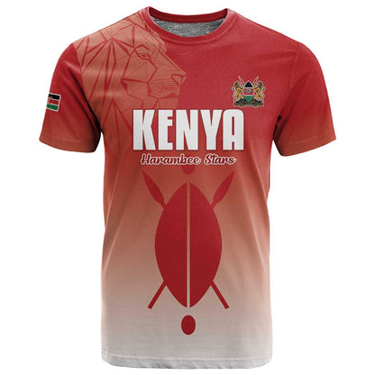 Kenya Football Custom T shirt Go Harambee Stars Go