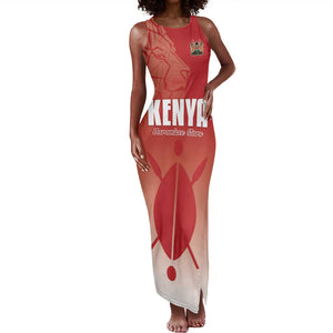 Kenya Football Custom Tank Maxi Dress Go Harambee Stars Go