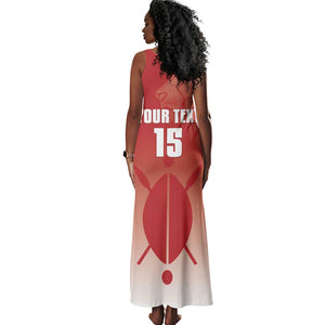 Kenya Football Custom Tank Maxi Dress Go Harambee Stars Go