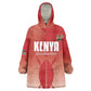 Kenya Football Custom Wearable Blanket Hoodie Go Harambee Stars Go