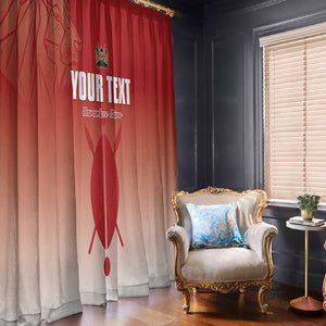 Kenya Football Custom Window Curtain Go Harambee Stars Go