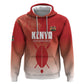 Kenya Football Custom Zip Hoodie Go Harambee Stars Go