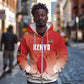 Kenya Football Custom Zip Hoodie Go Harambee Stars Go