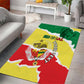 Custom Senegal Beach Soccer 2025 Area Rug Go Champions - Grunge Style