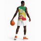 Custom Senegal Beach Soccer 2025 Basketball Jersey Go Champions - Grunge Style - African Pride