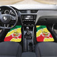 Custom Senegal Beach Soccer 2025 Car Mats Go Champions - Grunge Style