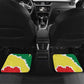 Custom Senegal Beach Soccer 2025 Car Mats Go Champions - Grunge Style