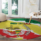Custom Senegal Beach Soccer 2025 Round Carpet Go Champions - Grunge Style