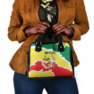 Custom Senegal Beach Soccer 2025 Shoulder Handbag Go Champions - Grunge Style