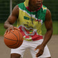 Custom Senegal Beach Soccer 2025 Sleeveless Hoodie Go Champions - Grunge Style - African Pride