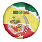 Custom Senegal Beach Soccer 2025 Spare Tire Cover Go Champions - Grunge Style
