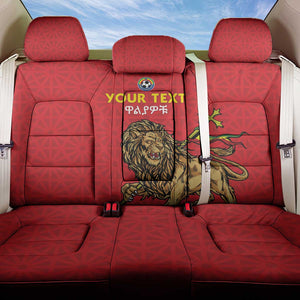 Custom Ethiopia Football Back Car Seat Cover Go Champions