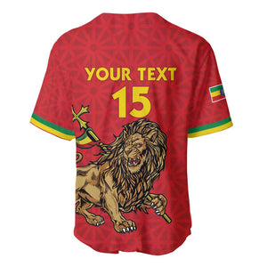 Custom Ethiopia Football Baseball Jersey Go Champions