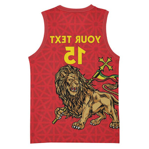 Custom Ethiopia Football Basketball Jersey Go Champions - African Pride