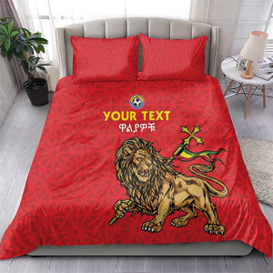 Custom Ethiopia Football Bedding Set Go Champions