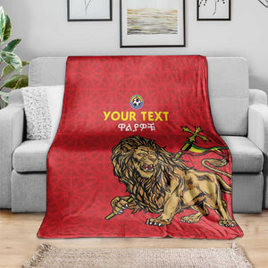 Custom Ethiopia Football Blanket Go Champions