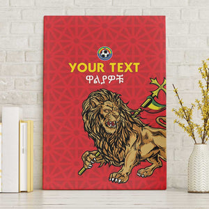 Custom Ethiopia Football Canvas Wall Art Go Champions