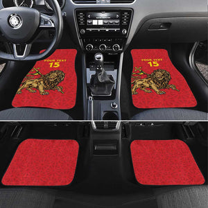 Custom Ethiopia Football Car Mats Go Champions
