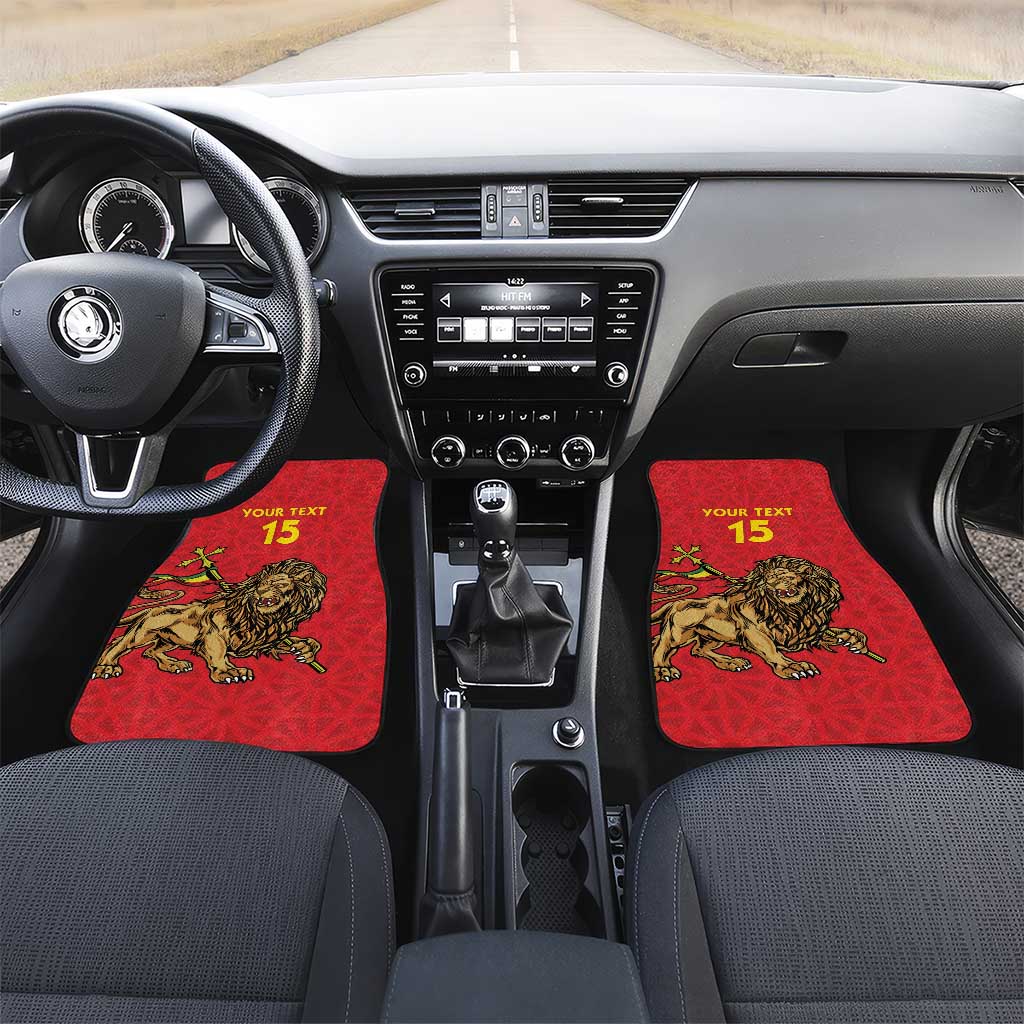 Custom Ethiopia Football Car Mats Go Champions
