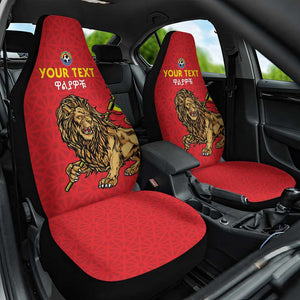 Custom Ethiopia Football Car Seat Cover Go Champions