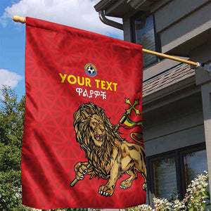 Custom Ethiopia Football Garden Flag Go Champions