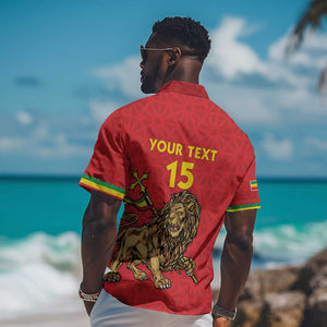 Custom Ethiopia Football Hawaiian Shirt Go Champions