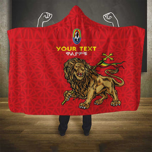 Custom Ethiopia Football Hooded Blanket Go Champions