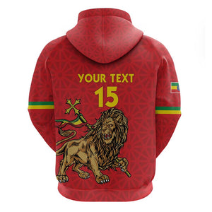 Custom Ethiopia Football Hoodie Go Champions