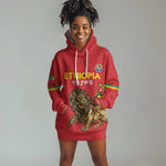 Custom Ethiopia Football Hoodie Dress Go Champions