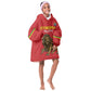 Custom Ethiopia Football Kid Wearable Blanket Hoodie Go Champions