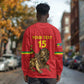 Custom Ethiopia Football Long Sleeve Shirt Go Champions