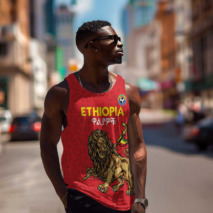 Custom Ethiopia Football Men Tank Top Go Champions