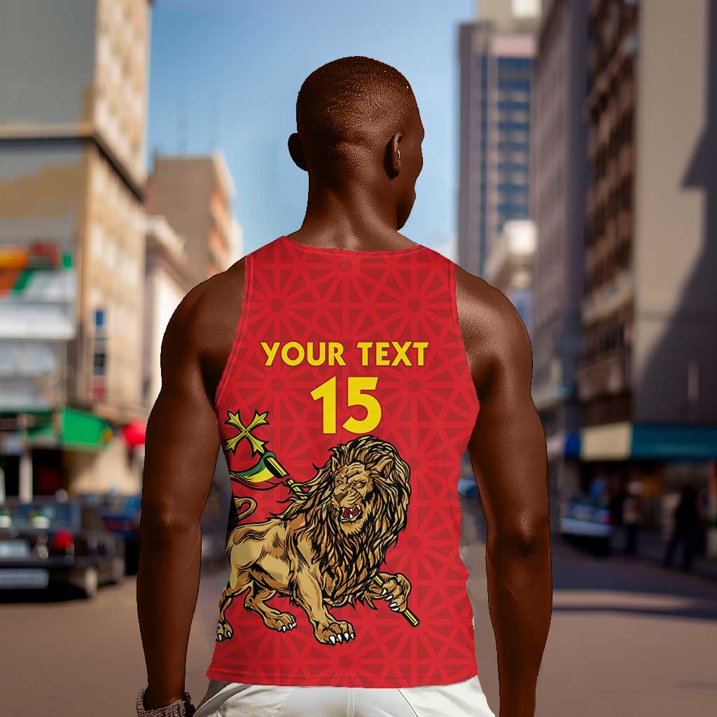 Custom Ethiopia Football Men Tank Top Go Champions
