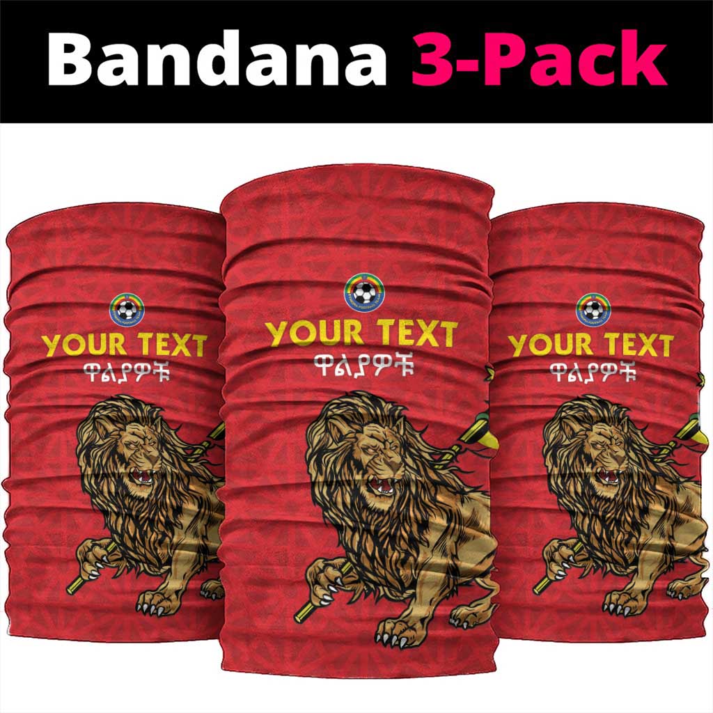 Custom Ethiopia Football Neck Gaiter Go Champions LT15