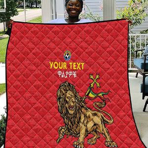 Custom Ethiopia Football Quilt Go Champions