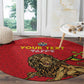 Custom Ethiopia Football Round Carpet Go Champions