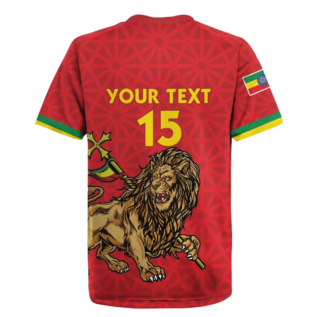 Custom Ethiopia Football Rugby Jersey Go Champions