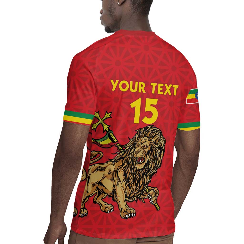 Custom Ethiopia Football Rugby Jersey Go Champions
