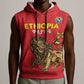 Custom Ethiopia Football Sleeveless Hoodie Go Champions - African Pride