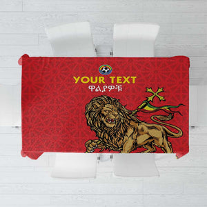 Custom Ethiopia Football Tablecloth Go Champions