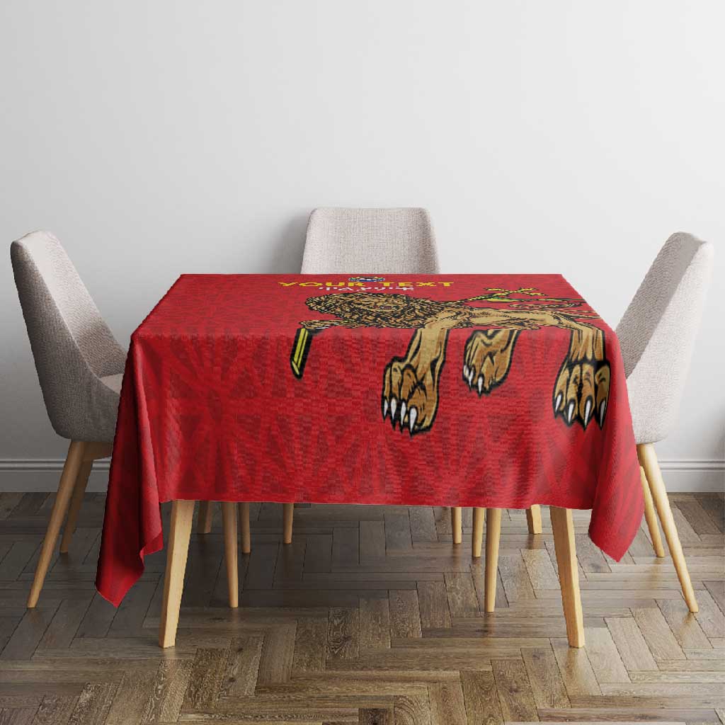 Custom Ethiopia Football Tablecloth Go Champions