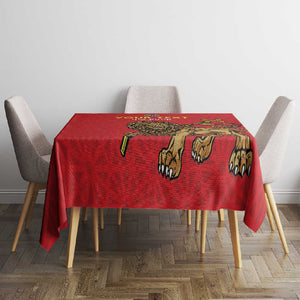 Custom Ethiopia Football Tablecloth Go Champions