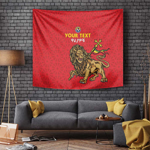 Custom Ethiopia Football Tapestry Go Champions
