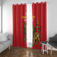 Custom Ethiopia Football Window Curtain Go Champions