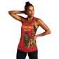 Custom Ethiopia Football Women Racerback Tank Go Champions