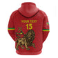 Custom Ethiopia Football Zip Hoodie Go Champions