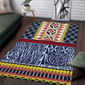 Toghu Bamenda Area Rug Cameroon Traditional Pattern