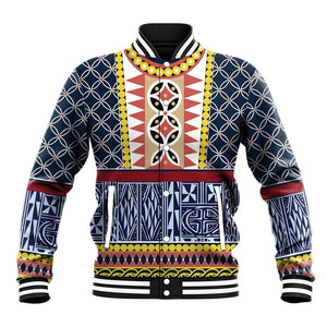 Toghu Bamenda Baseball Jacket Cameroon Traditional Pattern