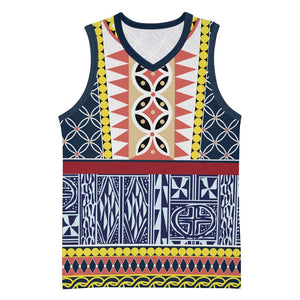 Toghu Bamenda Basketball Jersey Cameroon Traditional Pattern - African Pride