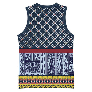 Toghu Bamenda Basketball Jersey Cameroon Traditional Pattern - African Pride